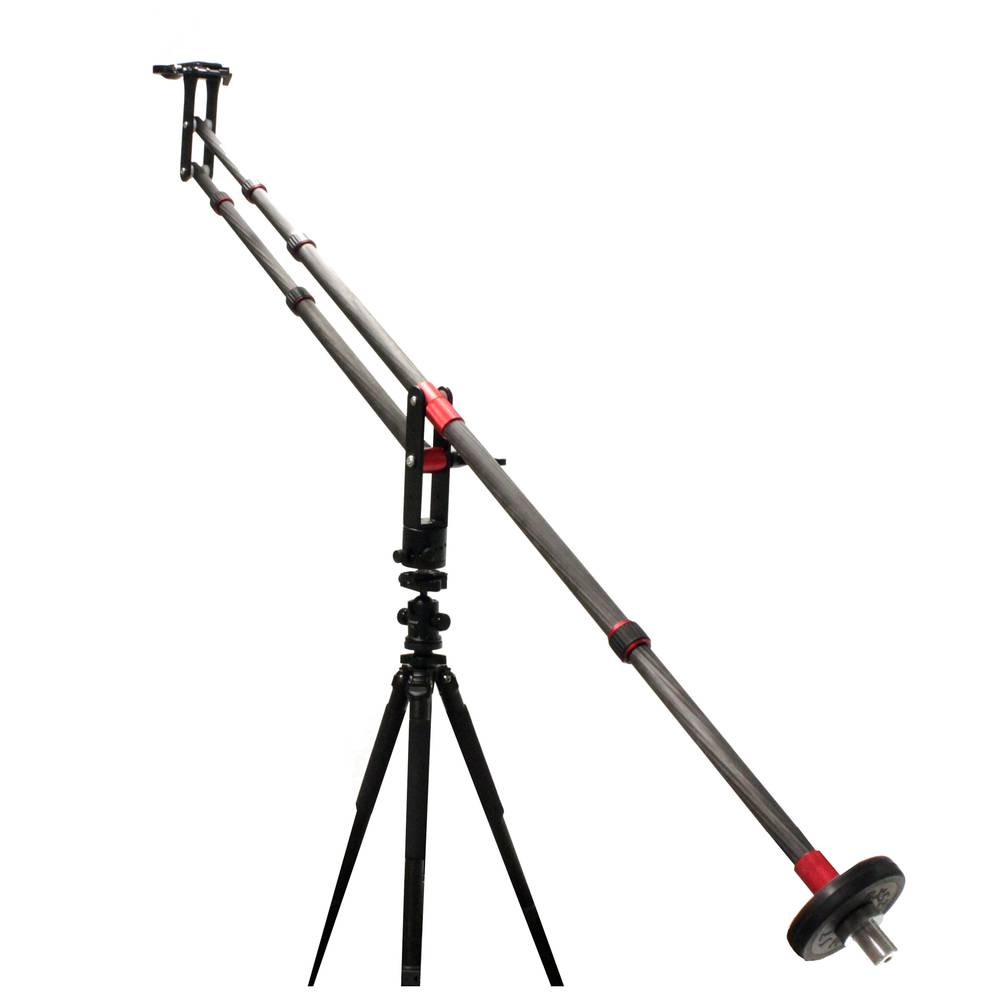 Crane for photography DSLR and DV video extensible up to 110cm folding carbon fiber
