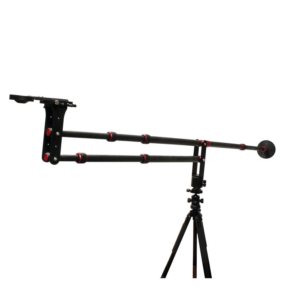 Crane for photography DSLR and DV video extensible up to 110cm folding carbon fiber