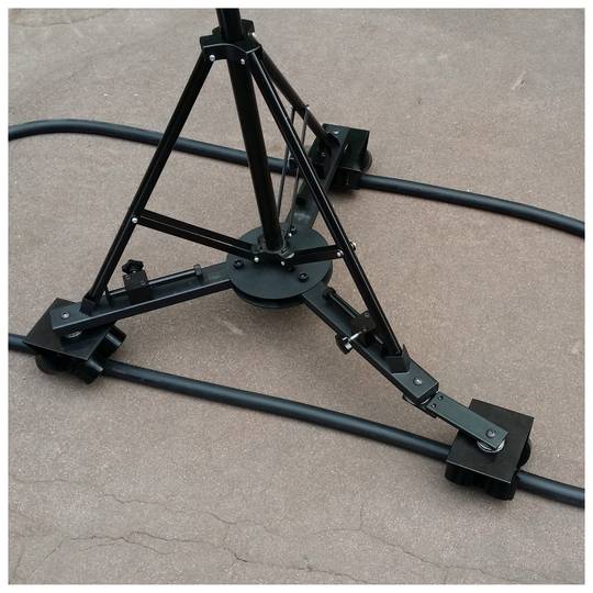 Schienenfahrschiene System für 30mm Rohr 14mm