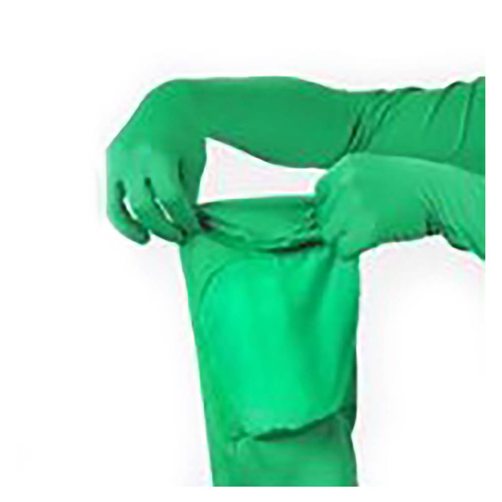 Dwuczęściowy zielony chromowany garnitur rozmiar M