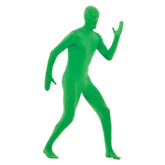 Dwuczęściowy zielony chromowany garnitur rozmiar M