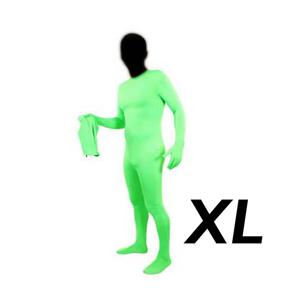 Dwuczęściowy zielony chromowany garnitur rozmiar XL