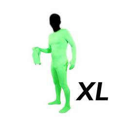 Chromakey vestito verde a due pezzi taglia XL