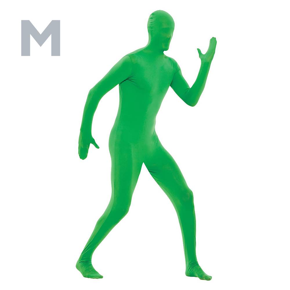 Chromakey green suit one piece size M