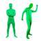 Chromakey green suit one piece size M