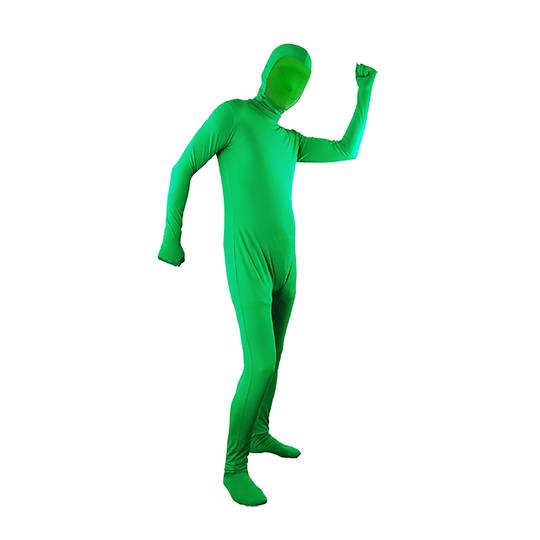 Chromakey green suit one piece size M