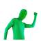 Chromakey green suit one piece size M