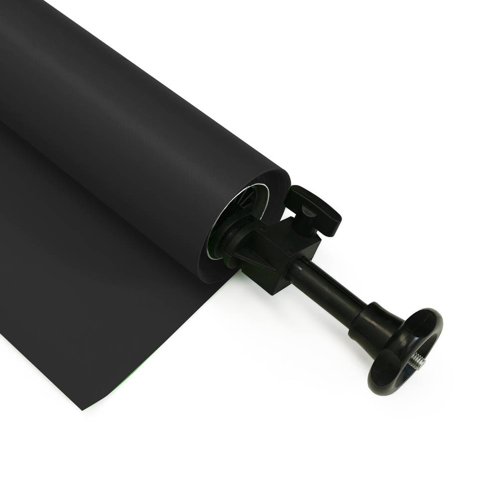 Vinyl background for studio photography of 3x3 m for 50mm roller of black color