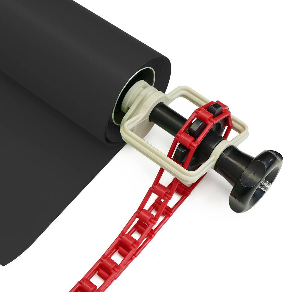 Vinyl background for studio photography of 3x3 m for 50mm roller of black color