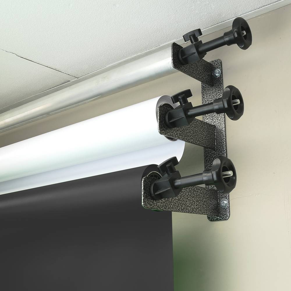 Vinyl background for studio photography of 3x3 m for 50mm roller of black color