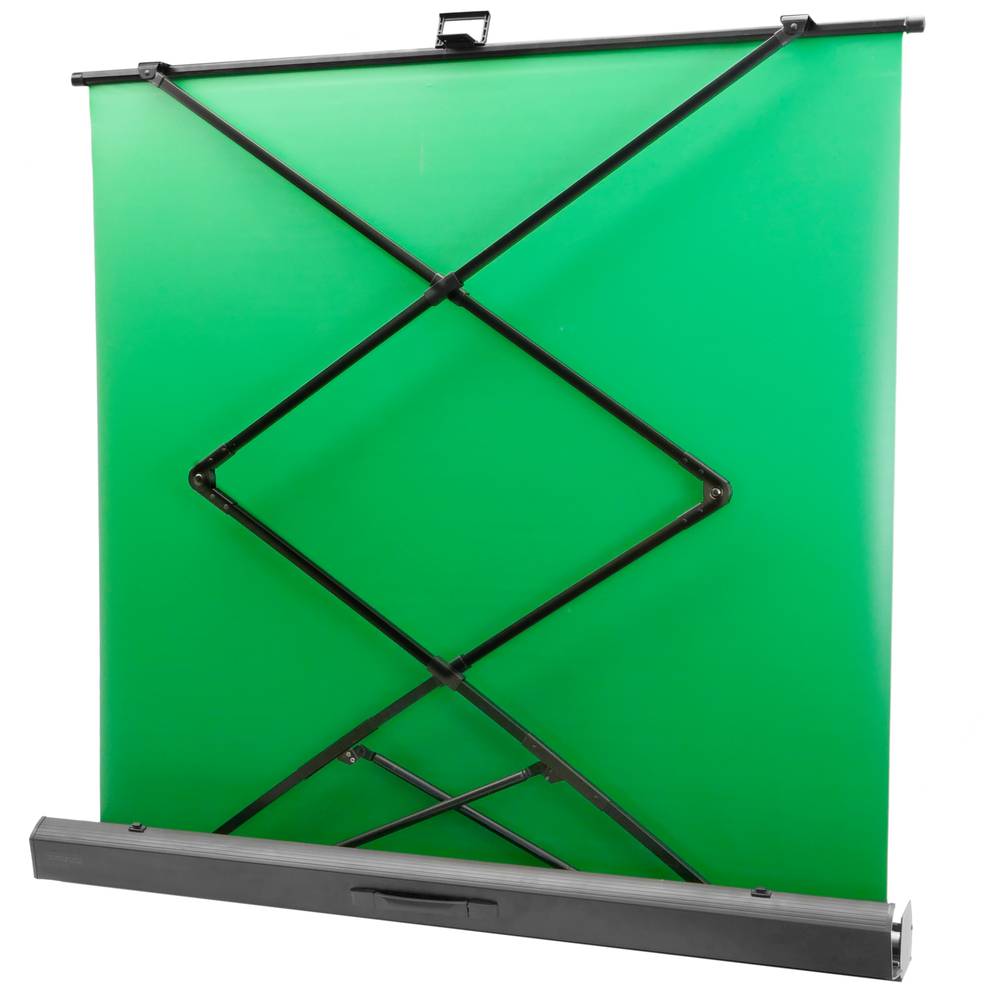 Croma-fondo de pantalla verde, 110x200cm, soporte extraíble