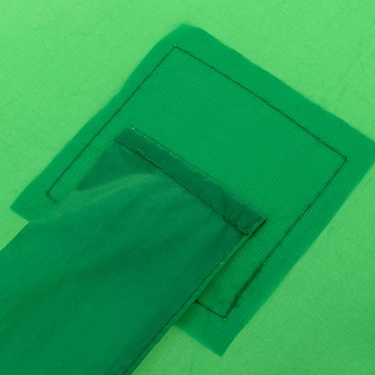 Croma verde circular portátil para cabeceira e encosto de cadeira 75 cm
