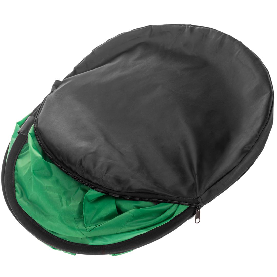 Croma verde circular portátil para cabeceira e encosto de cadeira 75 cm