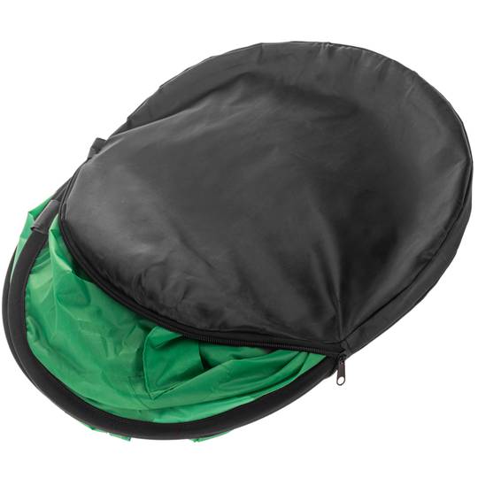 Croma verde circular portátil para cabeceira e encosto de cadeira 75 cm