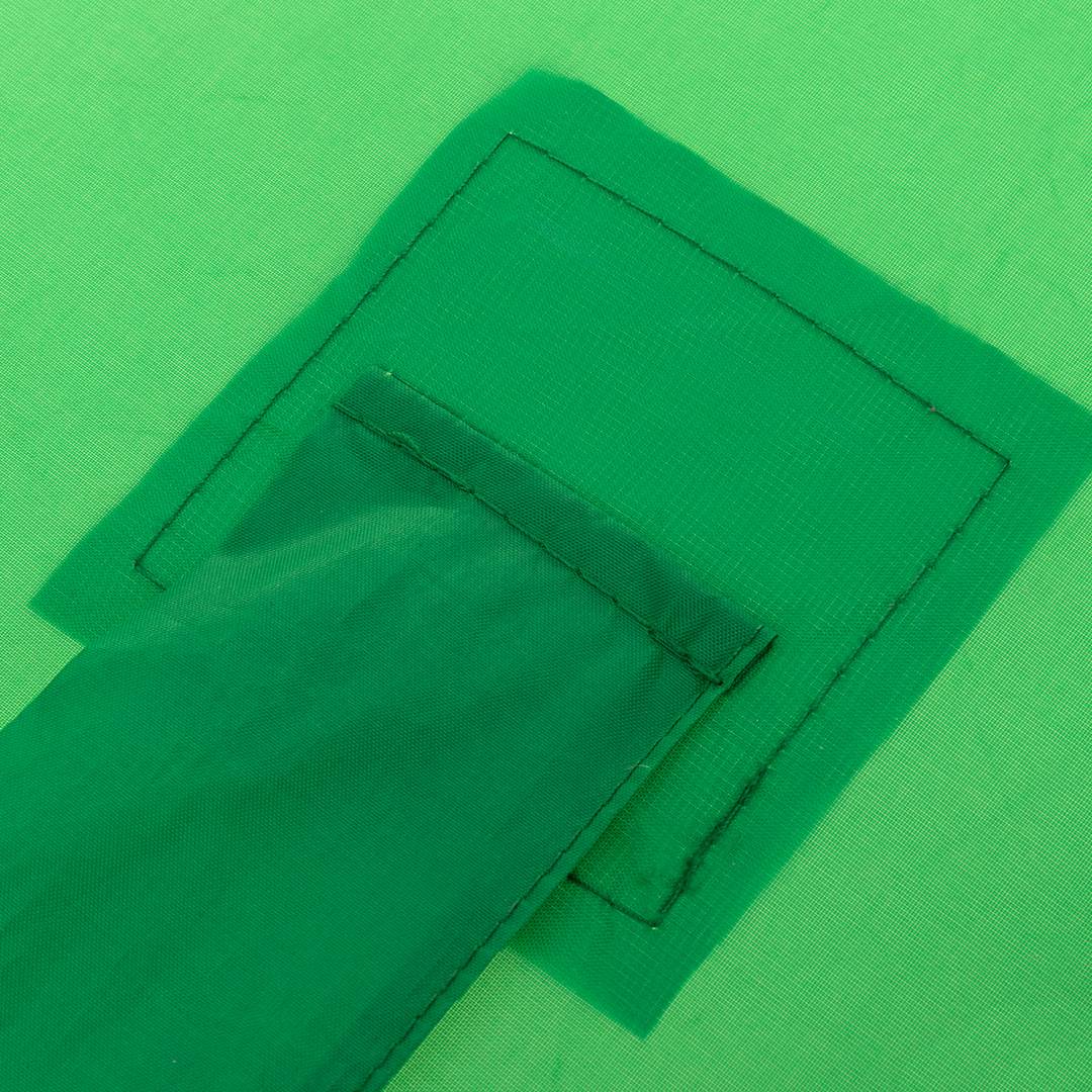 Chroma green circular portable for chair head and backrest 110 cm