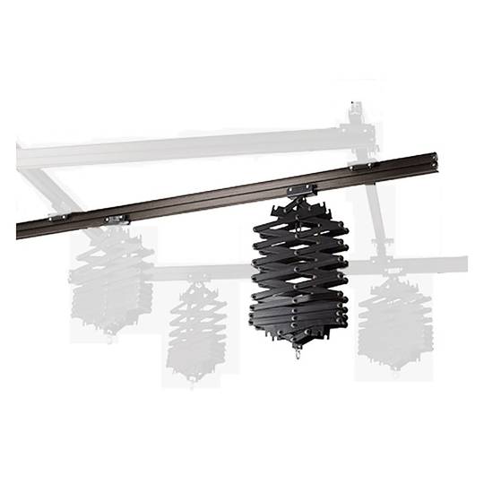 Soffitto ferroviario studio di illuminazione con pantografi 1m