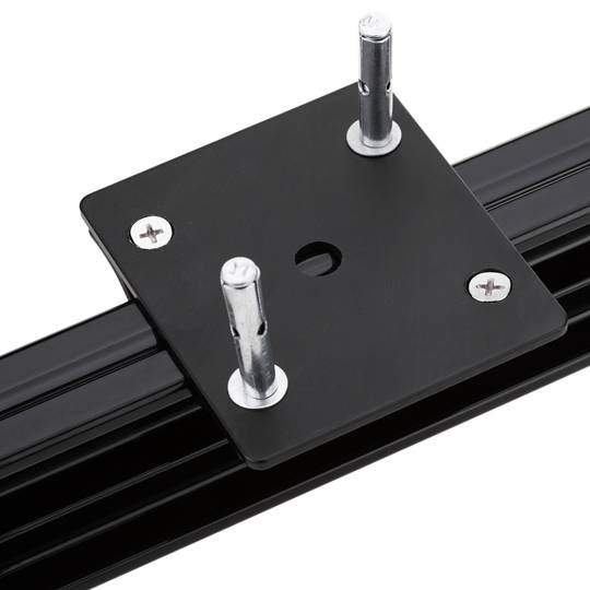 Płyta mocująca do szyny sufitowej do oświetlenia studyjnego z pantografami