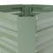 Metall grün Pflanzer Blumenkasten 80x80x30 cm
