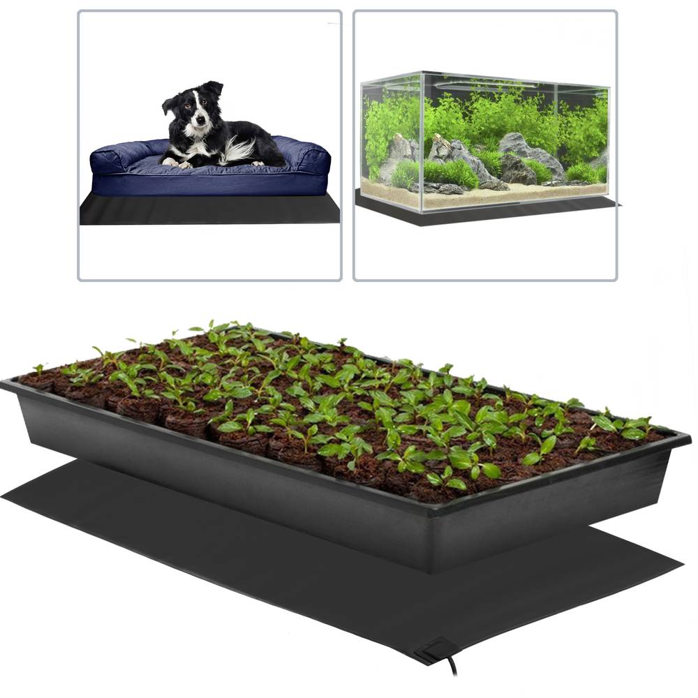 Tapis chauffant thermique pour plantes reptile terrarium semis et  hydroponique 1220x527mm 105W - Cablematic