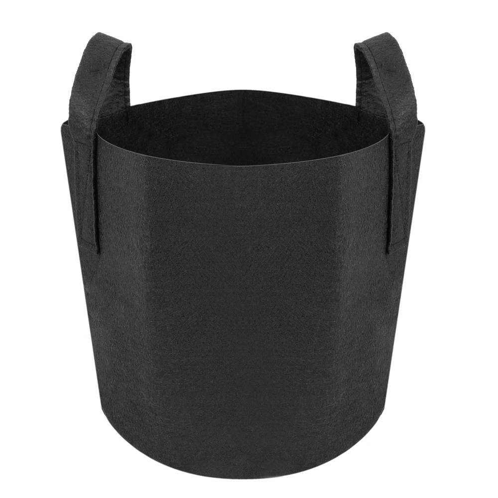 Zak voor groeiende en groeiende planten Geotextile stoffen pot 4 liter 15x20cm