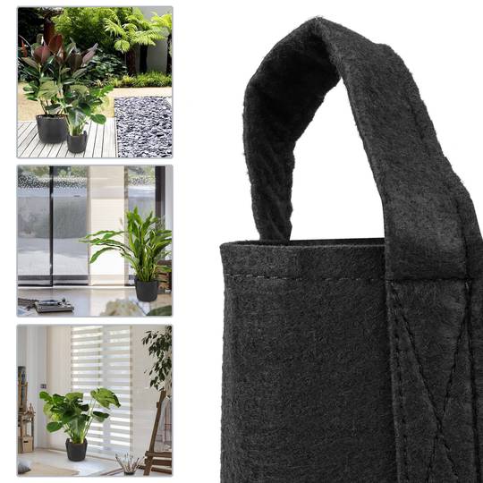 Pflanzsack aus Vliesstoff Pflanze Tasche Root Container wachsen 8-Liter 23x25cm