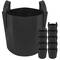 Pflanzsack aus Vliesstoff Pflanze Tasche Root Container wachsen 4-Liter 15x20cm 10-pack
