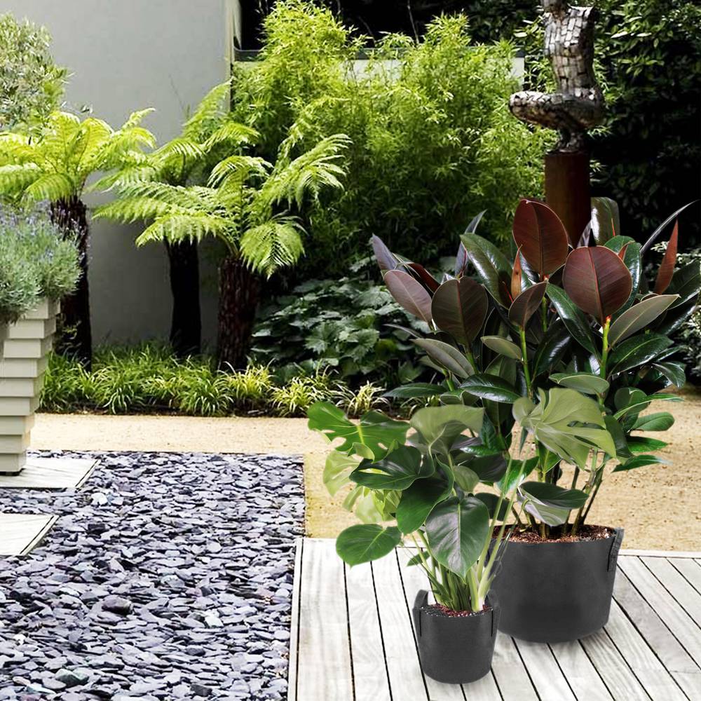 Bossa per cultiu i creixement de plantes Test de tela geotèxtil de 40 litres 38x30cm 5-pack