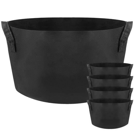 Pflanzsack aus Vliesstoff Pflanze Tasche Root Container wachsen 115-Liter 63x40cm 5-pack