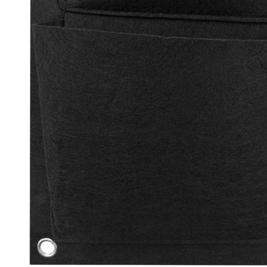 Jardí vertical de feltre per a creixement de plantes 35x50cm amb 6 butxaques 2-pack