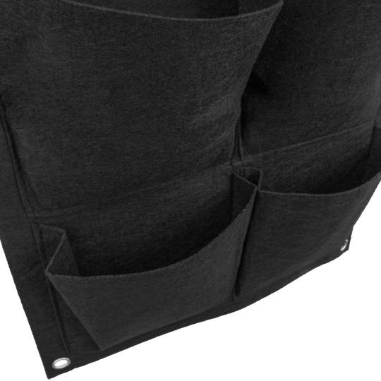 Jardí vertical de feltre per a creixement de plantes 35x50cm amb 6 butxaques 2-pack