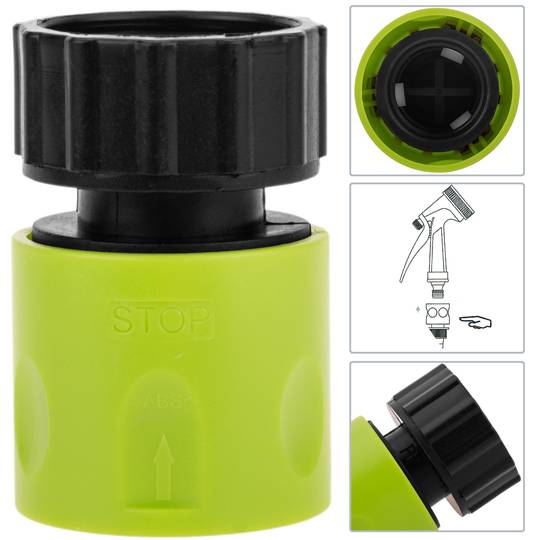 Connecteur Water-Stop pour robinet Ø 3/4 