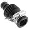 Universal faucet connector with flange from 1/2