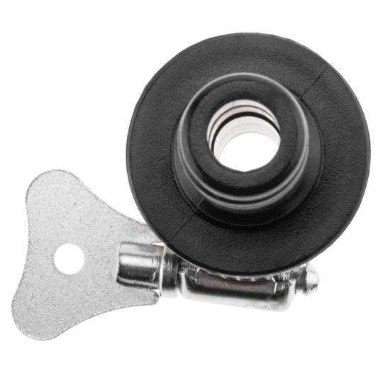 Universal faucet connector with flange from 1/2