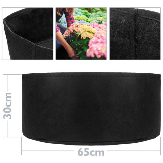 Bolsa de cultivo y crecimiento de plantas 65x30cm 4 unidades