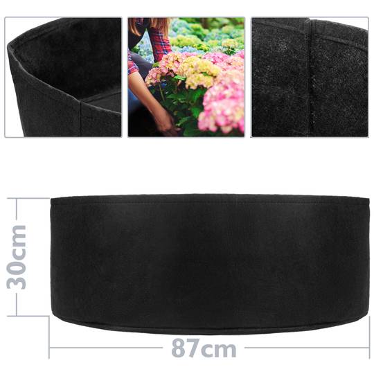 Bolsa de cultivo y crecimiento de plantas 87x30cm 3 unidades