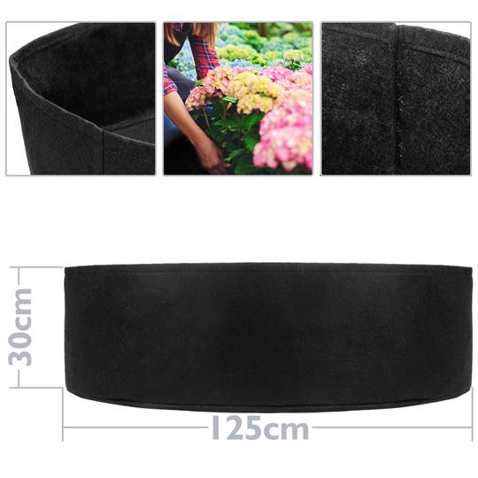 Bolsa de cultivo y crecimiento de plantas 125x30cm 3 unidades