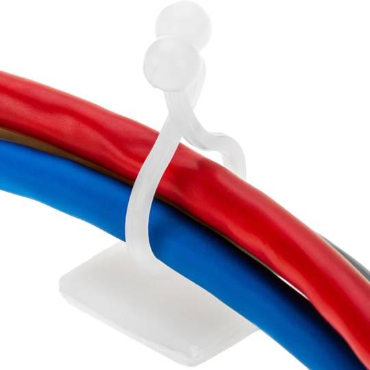 Fascette twist con base adesiva taglia S 50 pz