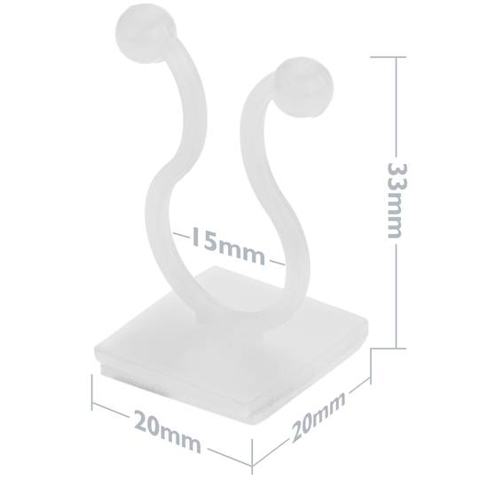 Kabelbinder Kleberücken Größe M 50 Stk