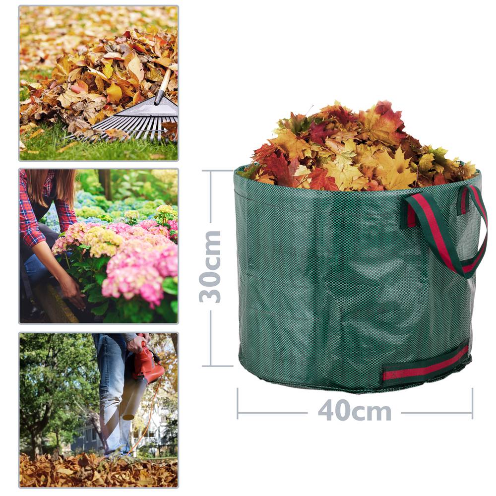 Gartenreinigungsbeutel 60L 40 x 30 cm 3 Einheiten