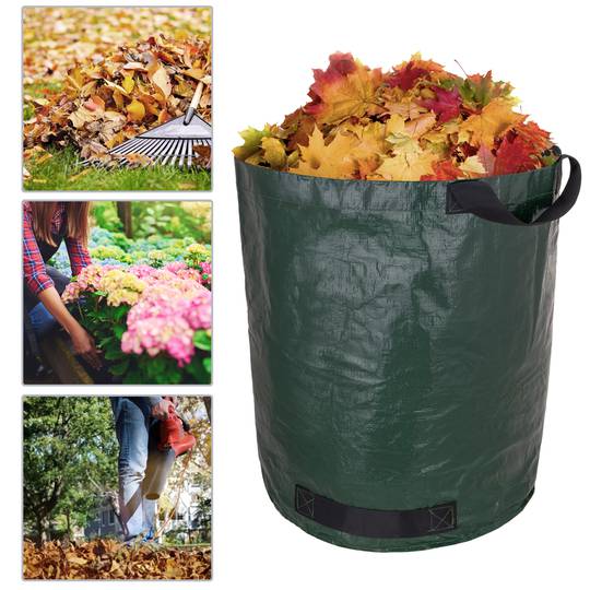 Bosses de neteja per a jardí amb protecció UV 60L 45 x 38 cm 3 unitats