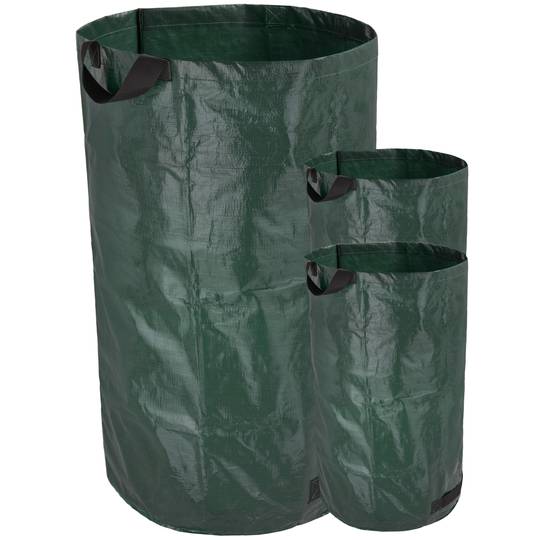 Bolsas de limpieza para jardín con protección UV 240L 80 x 47 cm 3 unidades