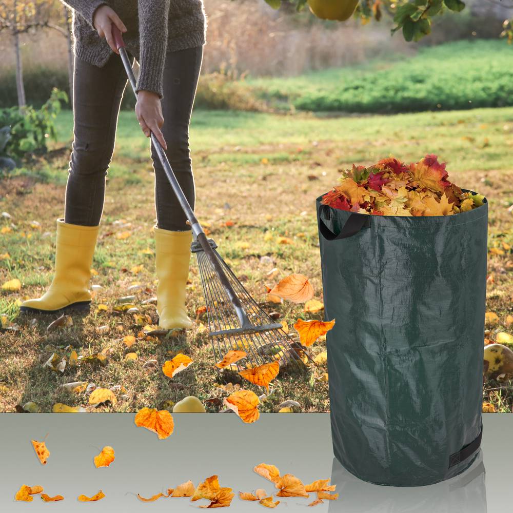 Bolsas de limpieza para jardín con protección UV 240L 80 x 47 cm 3 unidades