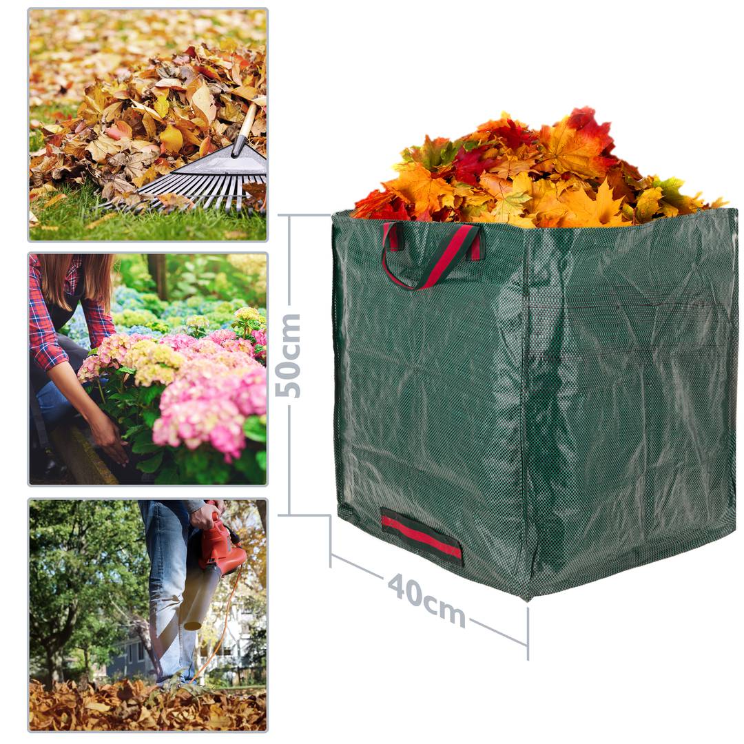 Sacs de nettoyage de jardin 125L 50 x 42cm 3 unités