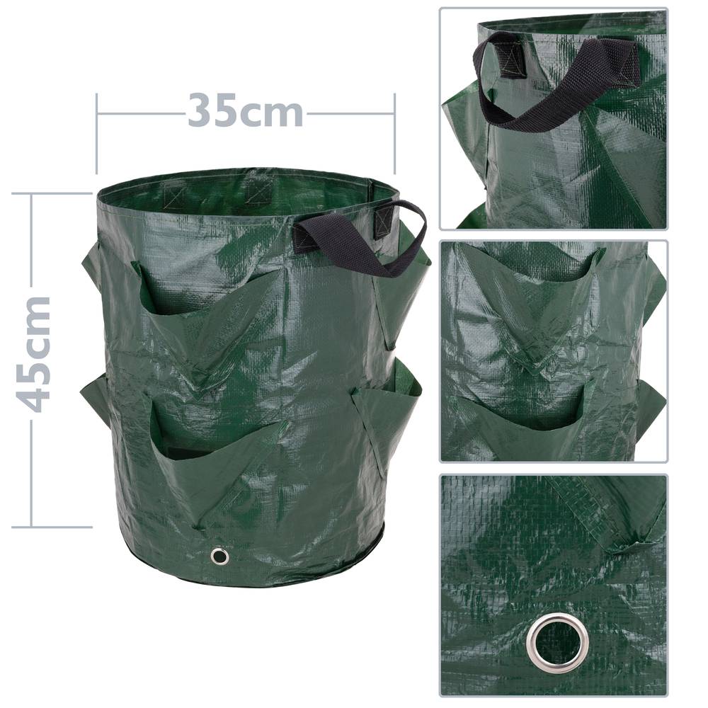 Bolsas de cultivo para jardín 35 x 45 cm 3 unidades