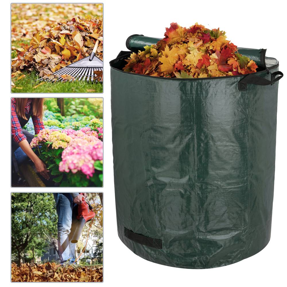 Sacos de limpeza de jardim 272L 67 x 76 cm 3 unidades