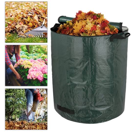 Sacos de limpeza de jardim 272L 67 x 76 cm 3 unidades