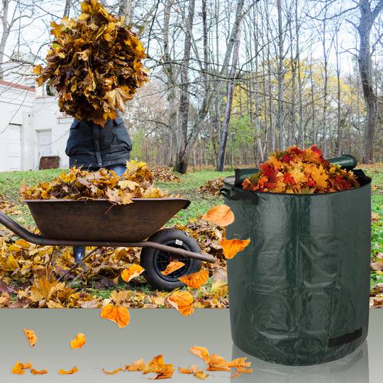 Sacos de limpeza de jardim 272L 67 x 76 cm 3 unidades