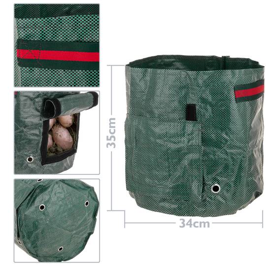 Garden grow bags 34 x 35 cm 3 units