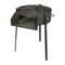 Barbecue a carbonella rotondo 60x75 cm con gambe Griglia per barbecue con supporto per paella per giardino e campeggio