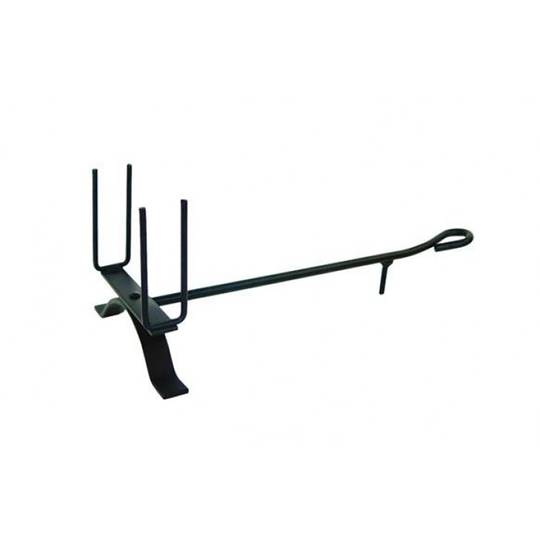 Girarrosto manuale per camini in ghisa 16 x 36 mm